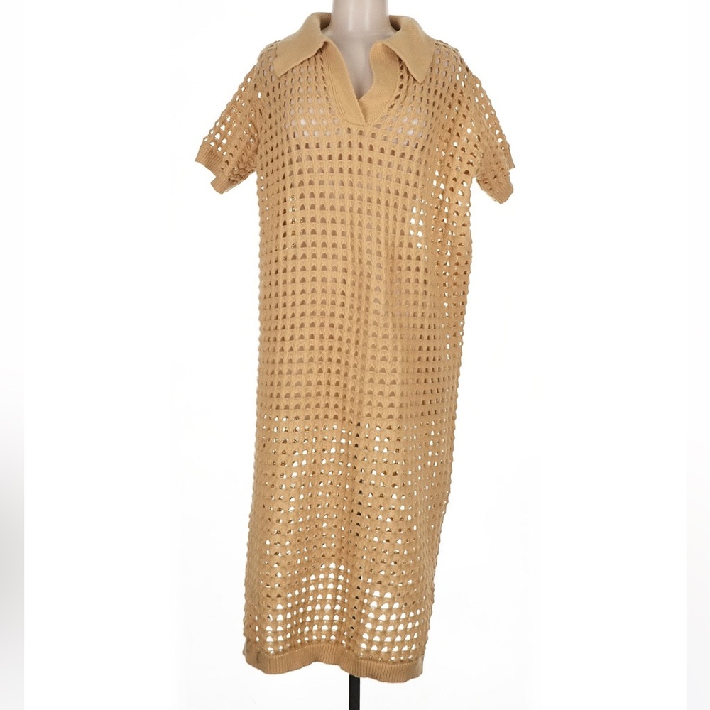 Dressed in Lala Soul Stuff Knit Dress in Tan - Picture 7 of 12